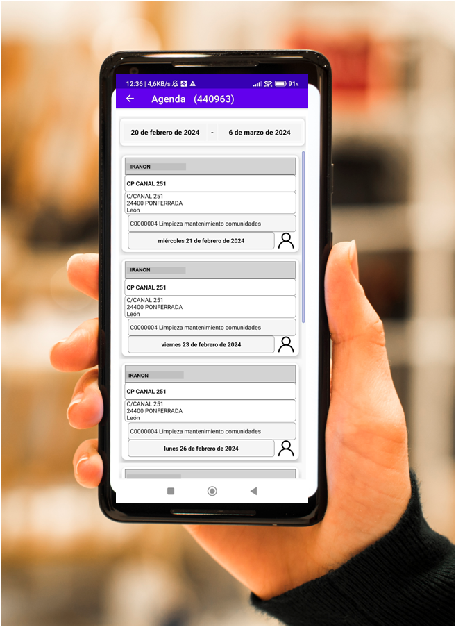 movil agenda