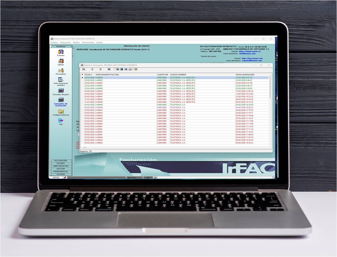 REGISTRO FACTURACION
